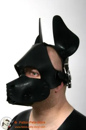 Rubber Dog Mask Deluxe