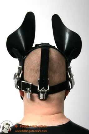 Rubber Dog Mask Deluxe