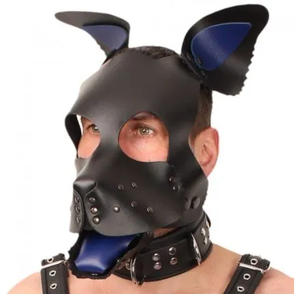 Puppy Hood Tongue and Ears Blue