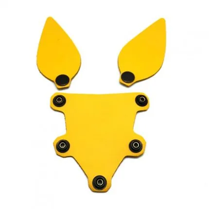 Puppy Hood Tongue and Ears White