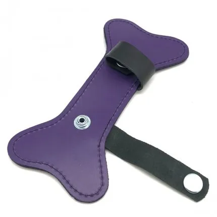 Puppy Leather Bone Purple