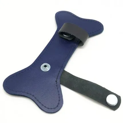 Puppy Leather Bone Blue