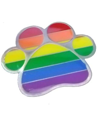 Pin Rainbow Paw