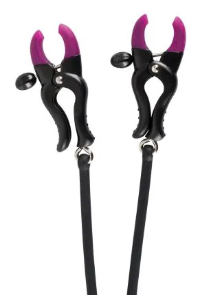 Nipple and Clit Clamps with Y chain