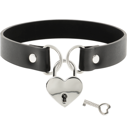 Choker with Heart Lock