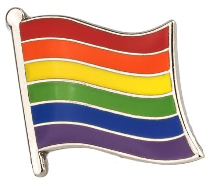 Regenbogenflagge Pin