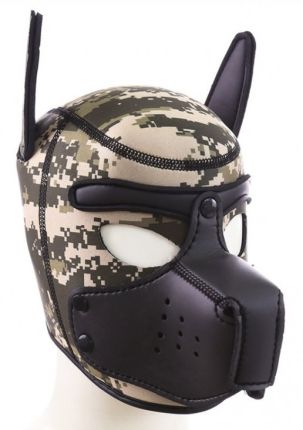 Puppy Neopren Maske Army