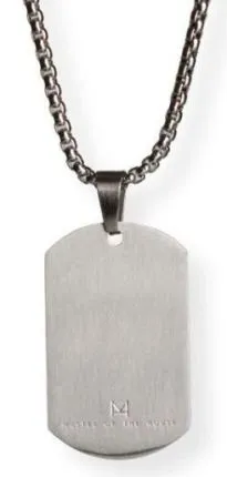 Dog Tag Master - Silver Brushed