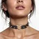 Choker mit Herz und Nieten