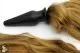 Brown Pony Tail with Plug