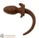 Brown Puppy Tail Plug