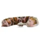 Kunstfell Schwanz Pink Snow Leopard mit Glasplug