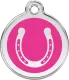 Horse Tag Round with Horse Shoe