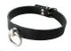 Leather collar with big O-ring