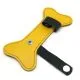 Puppy Leather Bone Yellow