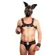 Puppy Leather Bone Black
