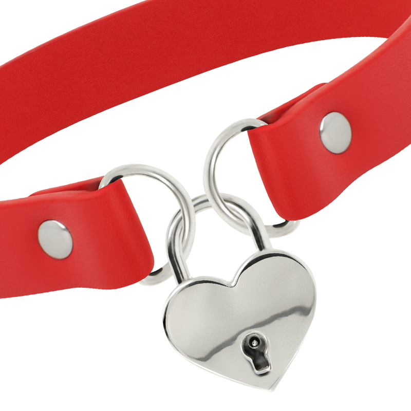 Choker with Heart Lock