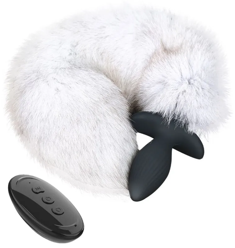 Vibrating Faux Fur Tail Plug - Fetish-Pets-Store - der Petplay Shop | Human  Pet Play Shop Berlin