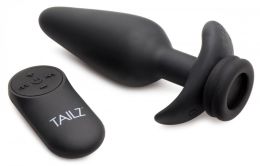 Vibrating Large Anal Plug for Interchangeable Tails