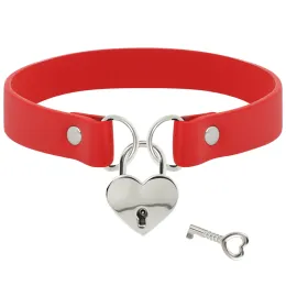 Choker Fetish red with Heart