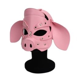 Pig Mask Faux Leather