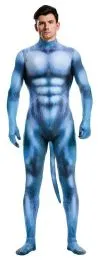Catsuit Hund blau