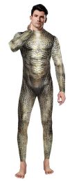 Catsuit Snake green