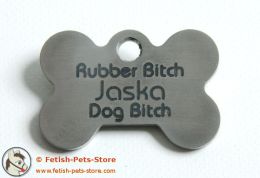 Dog Tag Bone Stainless Steel