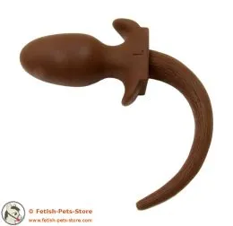 Brown Puppy Tail Plug