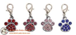 Rhinestone Pendant Paw