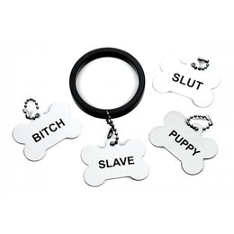 Cock Ring with Dog Tags