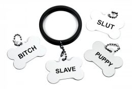 Cock Ring with Dog Tags