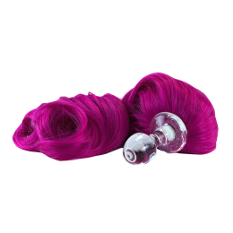 Noble Pony Plug Ultra Purple with Detachable Glass Plug