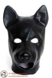 Latex Mask Dog with Mouth Hole