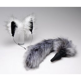 Ears and Tail Set Grey