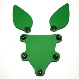 Puppy Hood Tongue and Ears Green