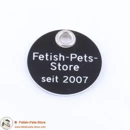 dog tag round acryl dog tag round acryl