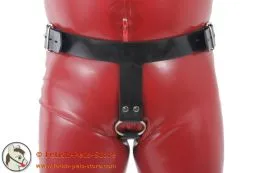 Belt with Cock Ring for Inflatable Plugs Belt with Cock Ring for Inflatable Plugs