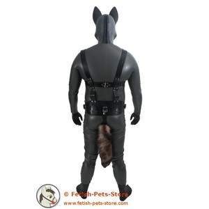 Harness Deluxe with Fur Tail