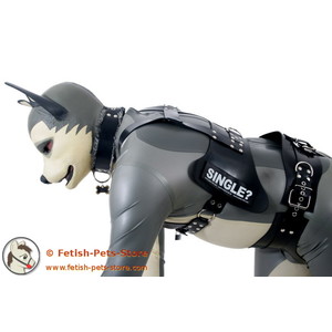 Dog Chest Harness with Velcro Plates