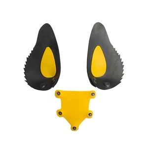Rubber Dog Hood Tongue and Ears Yellow