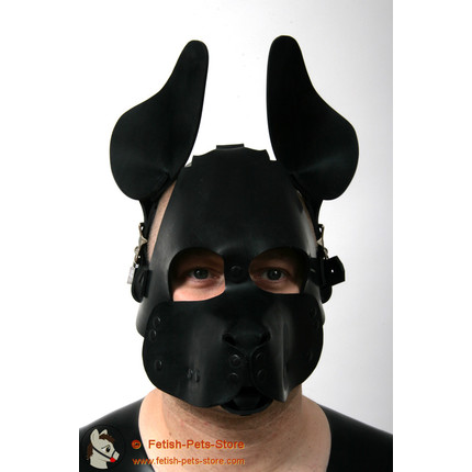 Rubber Dog Mask Deluxe