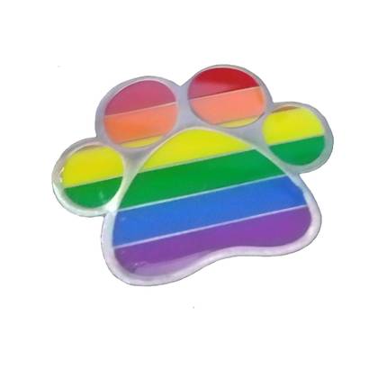 Pin Rainbow Paw