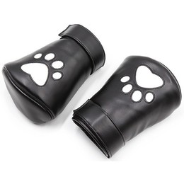 Leather Paws with Paw Print