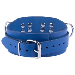 Wide Leather Collar in Multiple Colors