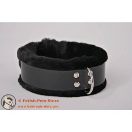 Premium Rubber Collar with Fur