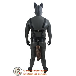 Harness Deluxe with Fur Tail