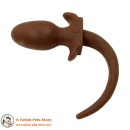 Brown Puppy Tail Plug