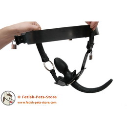 Dog Tail Rubber Harness