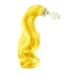 Noble Pony Plug Lemon Yellow with Detachable Glass Plug